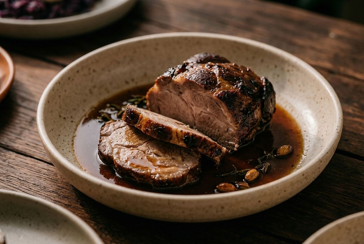 Schweinebraten vom Nacken